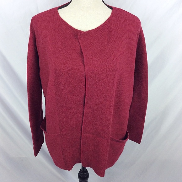 PureJill by J Jill Open Cardigan Sweater Womens Size SP Wool Blend - Picture 1 of 7